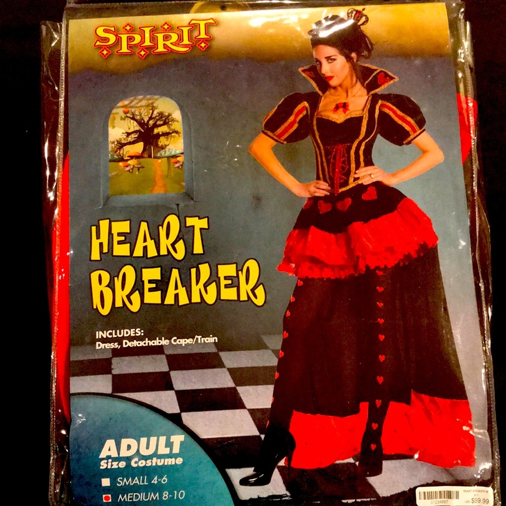 Adult heart breaker costume